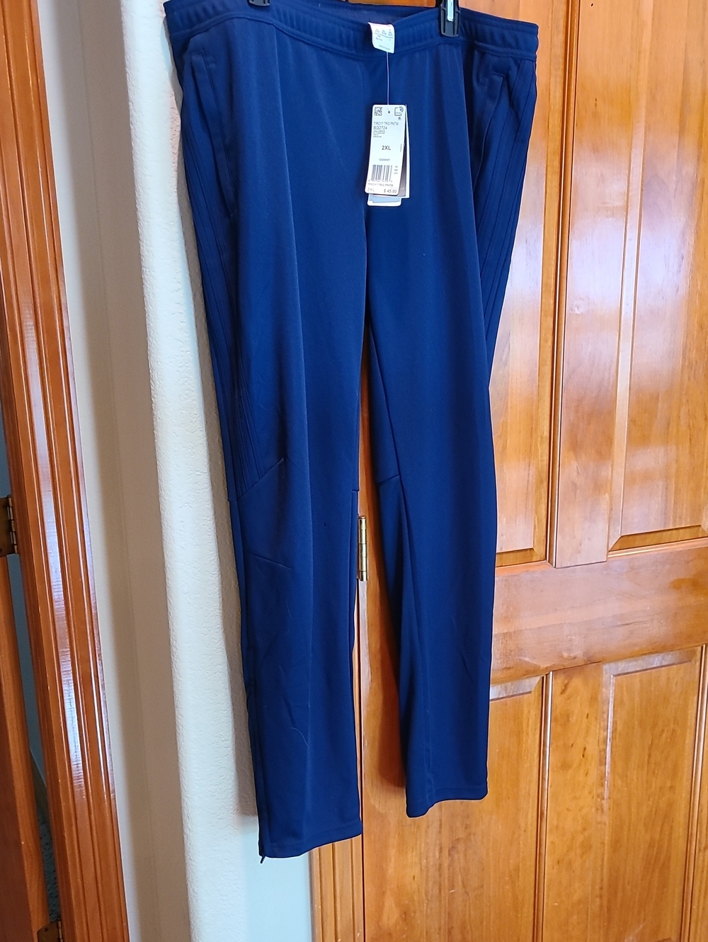 Adidas Women's Navy Active Straight-Leg Pants Size 2X NWT